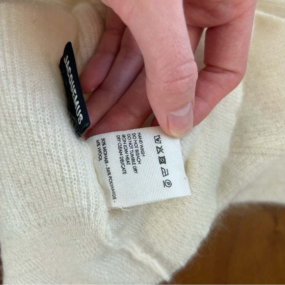 Jacquemus Le Cardigan Alzou Off-White Size EU 38 - Picture 11 of 11